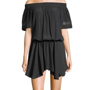 Ramy Brook Jessica Off-the-Shoulder Dress Black